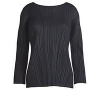 Pleats Please Issey Miyake Women's Shirt Blue Black