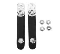 Pleayietoopiatiey Black Accordion Bellows Straps with Metal Extension Film for Accordion 7.6 cm