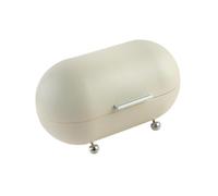 Pleayietoopiatiey Metal Bread Box Countertop Pastry Kitchen Storage for Home Countertop Donuts white
