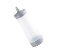 Pleayietoopiatiey Sauce Bottle Mustard Tomato Sauce Condiment Dispenser Container Plastic Squeeze Bottle, Grey, No.01