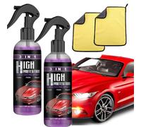 Plebolo 3 In 1 High Protection Quick Car Coating Spray,Ceramic Car Coating Spray,Water Aup Car Coating Spray,High Protection Car Spray,Sopam Car Coating Spray (2pcs)