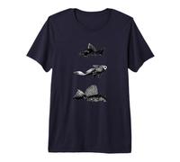 Pleco Plecostamus Algae Eater Aquarium Fish Tanks Premium T-Shirt