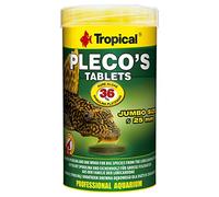 PLECO'S TABLETS 250ml / 135g - sinking food tablets with spirulina & oak meal for large catfish (loricariidae family)