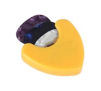 Plectrum Clip Storage Case - Double Sided Guitar Pick Holder with Adhesive Tape Organizer | Storage Tool for Electric Acoustic Guitar, Ukulele, Bass, Banjo, Home Studio