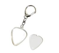 Plectrum Storage Box Clear Lightweight Secure Closure 10 Picks Easy Retrieval for Musicians & Daily Use Guitarist Gift Accessory Case