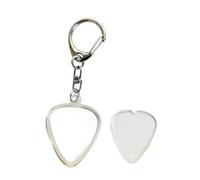 Plectrum Storage Box, Clear Lightweight, Secure Closure, 10 Picks, Easy Retrieval, for Musicians & Daily Use Lightweight Plectrum Storage