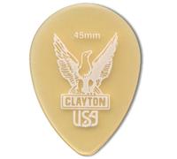 Plectrum Ultem Gold, Small Teartrop 0,45 mm, transparent gold, 12 pcs.