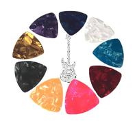 Plectrums For Acoustic Guitar,Guitar Plectrums for Your Electric, Acoustic, or Bass,0.46mm-Thin,0.71mm-Medium,0.96mm-Heavy