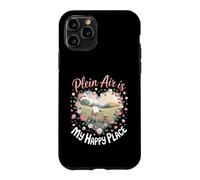 Plein Air Is My Happy Place Painting Painter Artist Case for iPhone 11 Pro
