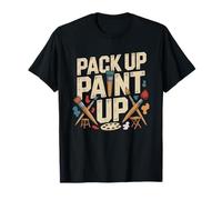 Plein Air Painter Gear Setup Outdoor Painting Routine Field T-Shirt