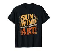 Plein Air Painter Sun Wind Weather Outdoor Humor Challenge T-Shirt