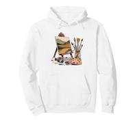 Plein Air Watercolor Painter Outdoor Sketchbook Field Pullover Hoodie