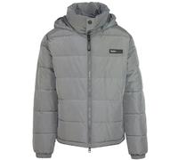 Plein Sport Bold Back Logo Padded Jacket - Steel Grey - M
