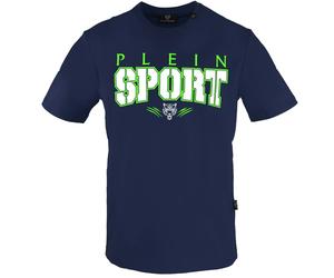 Plein Sport Bold Sport Logo Navy Blue T-Shirt - S - S