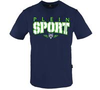 Plein Sport Bold Sport Logo Navy Blue T-Shirt - XL - XL