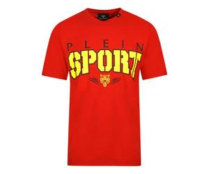 Plein Sport Bold Sport Logo T-Shirt - Red - XL