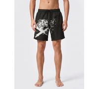 Plein Sport Boxer Swim Trunks with Logo - Size: L - male