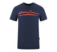 Plein Sport Brand Signature Logo T-Shirt - Navy Blue - S