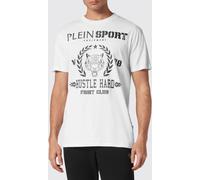Plein Sport Contrasting Graphic Print Cotton T-Shirt - Size: S - male