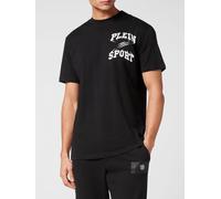 Plein Sport Cotton Jersey T-shirt with Crew Neck and Back Logo - Size: S - male