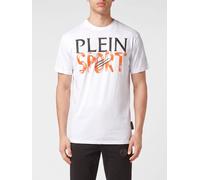 Plein Sport Cotton T-Shirt with Contrasting Front Printed Logo - Size: S - male