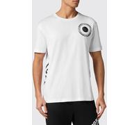 Plein Sport Cotton T-Shirt with Graphic Print and Hexagon Logo - Size: 4XL - male