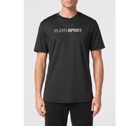 Plein Sport Cotton T-Shirt with Logo - Size: 3XL - male