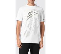 Plein Sport Cotton T-Shirt with Rhinestones - Size: 3XL - male