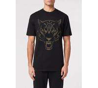 Plein Sport Cotton T-Shirt with Rhinestones - Size: 3XL - male