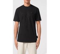 Plein Sport Cotton T-Shirt with Rhinestones - Size: 3XL - male