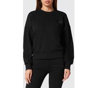 Plein Sport Crewneck Jersey Jumper with Applied Logo and Elasticated Hem - Size: M - female