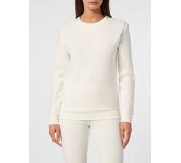 Plein Sport Cropped Crew-Neck Jersey Sweatshirt with Tone-on-Tone Logo - Size: S - female