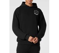 Plein Sport Dropped Shoulder Cotton Blend Hoodie with Logo Print - Size: S - male