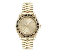 Plein Sport Eclipse Women's Analogue Quartz Watch, IP Gold/Gold/Steel - Psjea0524, Bracelet