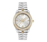Plein Sport Eclipse Women's Analogue Quartz Watch, Silver/Silver/Steel - Psjea0424, Bracelet