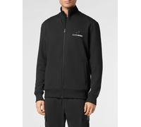 Plein Sport High Neck Zip-Up Jersey Track Jacket - Size: 4XL - male
