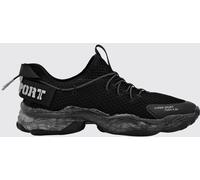 Plein Sport Hyper Sport Low-Top Sneakers in Mesh with Applied Logo and Pull Tab - Size: 35 - male