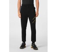 Plein Sport Jersey Jogging Trousers with Drawstring Waist and Printed Logo - Size: 3XL - male