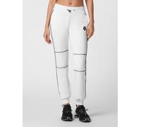 Plein Sport Jersey Sports Trousers with Drawstring and Contrast Stitching - Size: XL - female