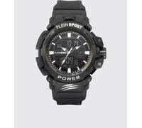 Plein Sport Large Combat Watch in Steel and Silicone - Size: OS - male