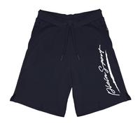 Plein Sport Large Signature Logo Shorts - Navy Blue - XL