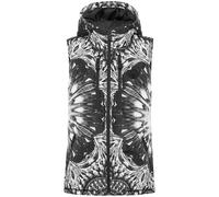 Plein Sport logo-appliqué graphic-print puffer gilet - Black XS-S-M