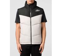 Plein Sport Logo Padded Nylon Vest - Size: XXL - male