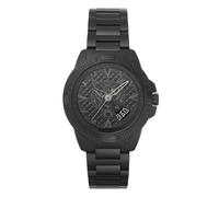 Plein Sport Men's Watch Analogue Quartz Touchdown, Black/Black/Stainless Steel - Psfba1323, Bracelet