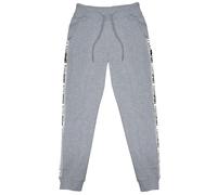 Plein Sport Mens Branded Tape Grey Sweattpants Cotton - Size Large