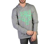 Plein Sport Mens Gray Cotton Sweater - Grey - Size X-Large