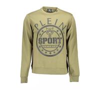 Plein Sport Mens Green Cotton Sweater - Size X-Large