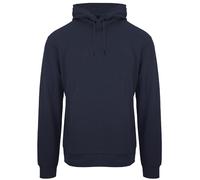 Plein Sport Mens Large Logo On Back Navy Blue Hoodie Cotton - Size Small