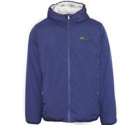 Plein Sport Mens Patch Logo Reversible Navy Blue Jacket - Size Medium