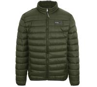 Men's Plein Sport Patch Logo Thin Padded Green Jacket - Tan - Size: 38/Regular